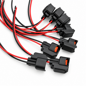 8x EV6 EV14 Uscar For 8x EV6 EV14 Uscar Injector Pigtail - Bosch PL-INJ001WL - Prewired 15cm 18AWG - OE – C263 – image 3