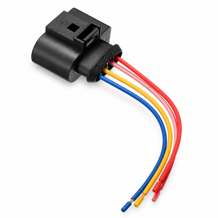 4 Pin 02 Oxygen Sensor Connector Plug Fits VW, Audi & Seat 1J0973724 – C2B/cable – image 3