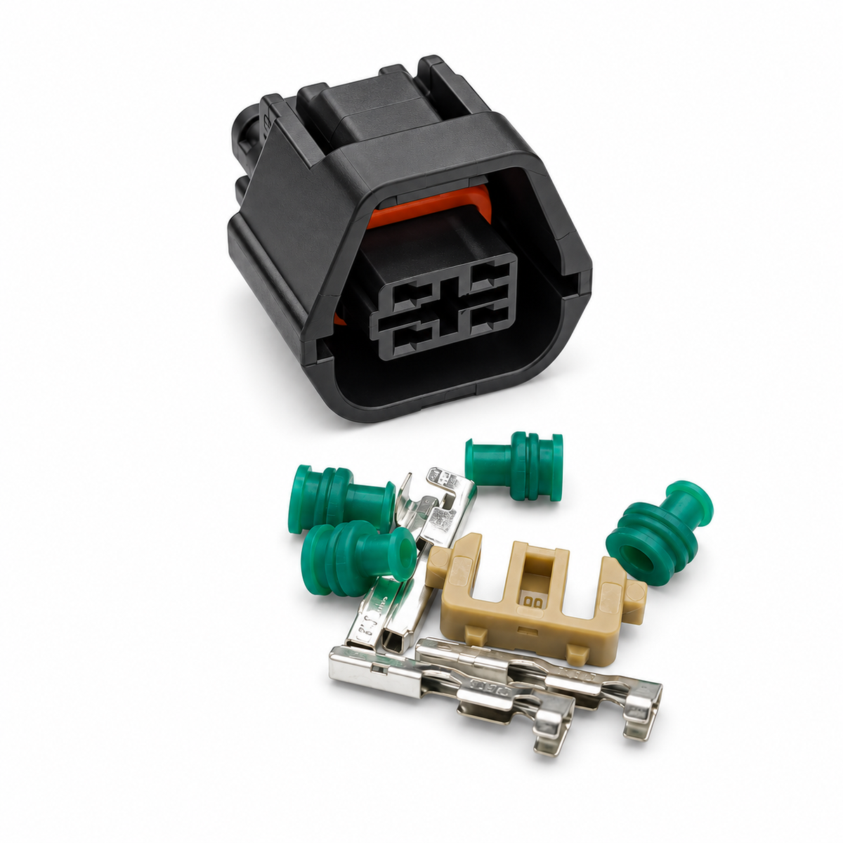 4 Pin Central Locking Actuator Connector For Land Rover Defender TD5 & TDCi Puma YPC500130 – C303 – image 1