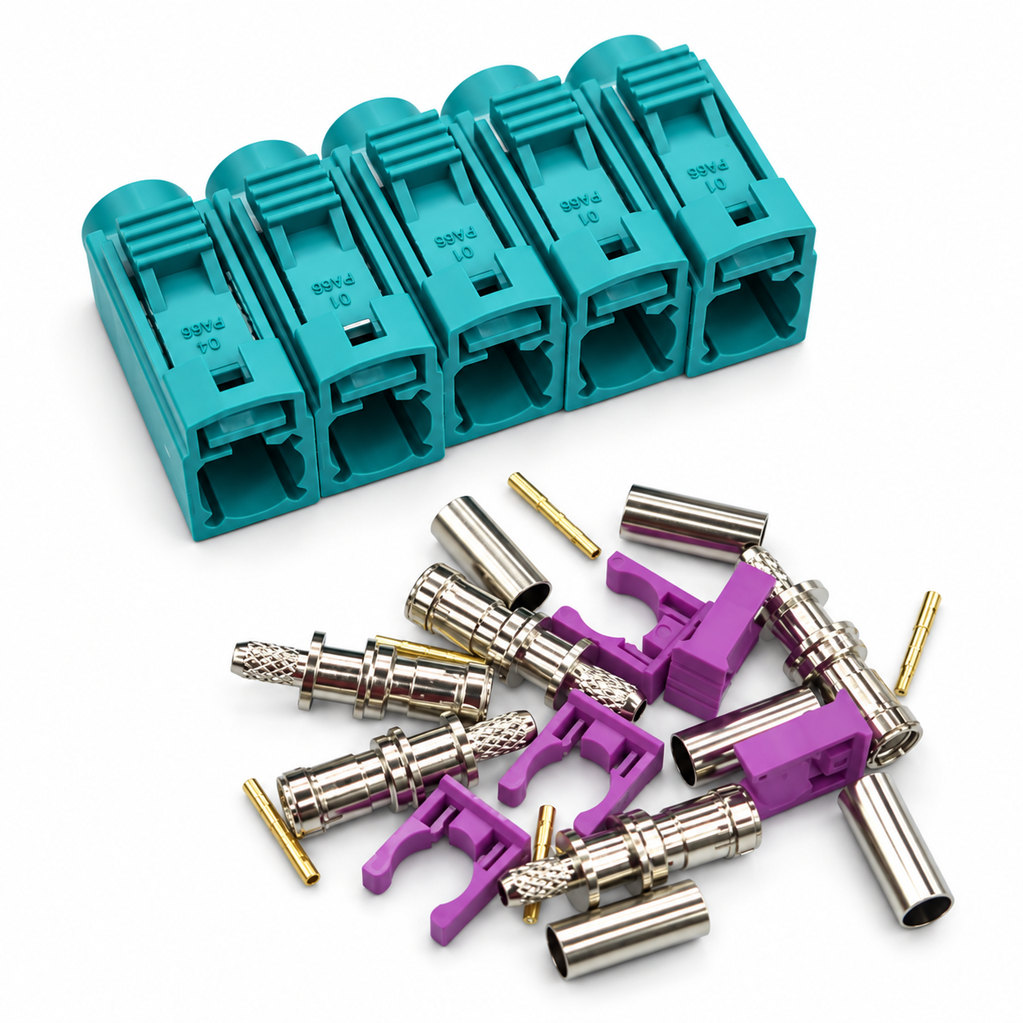 1 Pin Coaxial Cable Connector Repair Kit RG174 RG316 Adapter 5pcs RG174/RG316 – C320 – image 1
