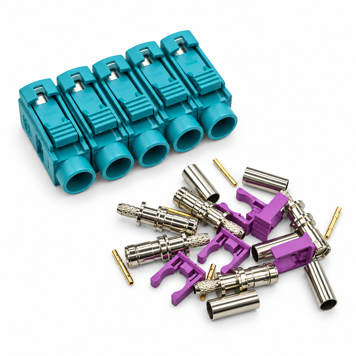 1 Pin Coaxial Cable Connector Repair Kit RG174 RG316 Adapter 5pcs RG174/RG316 – C320 – image 2