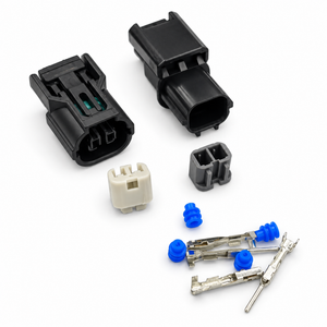 2 Pin Socket Connector For Honda 91706-PLC-0030-H1 - Unwired Kit With Terminals Seals - OE 6188-0589 – C337 – image 2