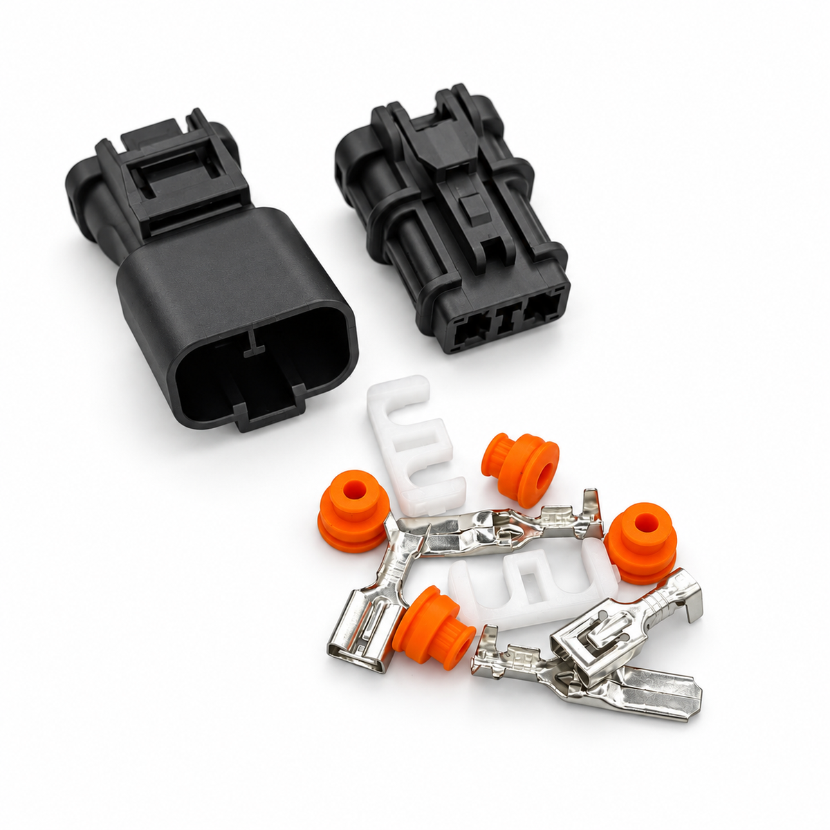 2 Pin Connector Plug For Honda Obd Distributor for Car Speed Water Temperature - Unwired Kit With Terminals – C338 – image 2
