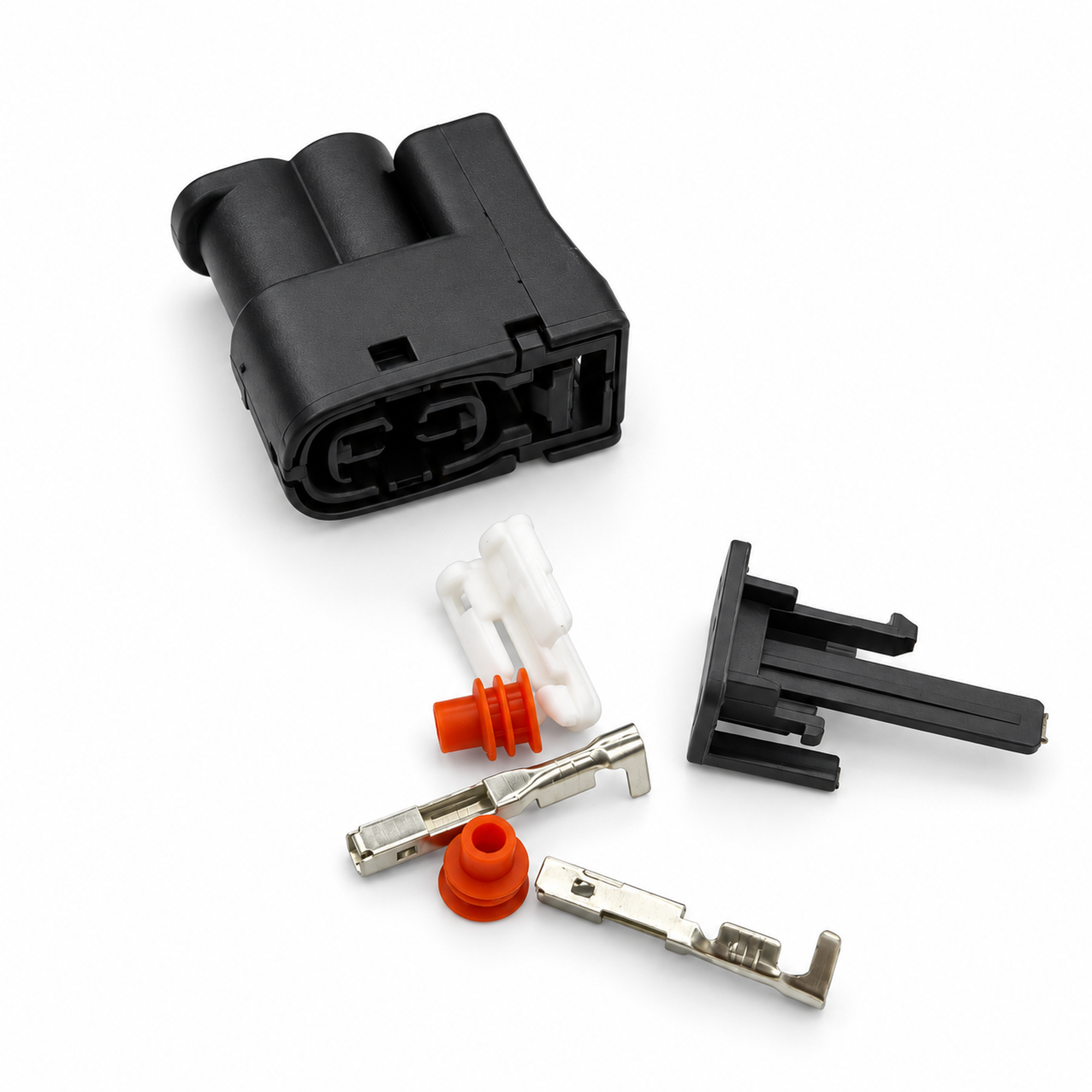 2 Pin Connector Plug For Toyota Hyundai Kia 1JZ-GTE 2JZ-GTE - Unwired Kit With Terminals Seals - OE – C340 – image 2