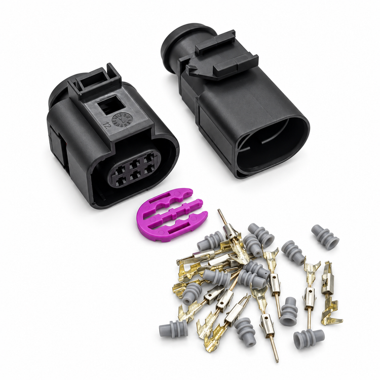 6 Pin 3B0973813 1J0973713 1.5mm Auto Temp Sensor Plug Waterproof Electrical Wire connector – C367 – image 2