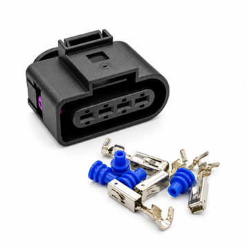 4 Pin Connector Plug For VW Audi A4 A6 Q5 Q7 Golf Passat Bora 2.5 - Unwired with Terminals & Seals - OE – C368 – image 1
