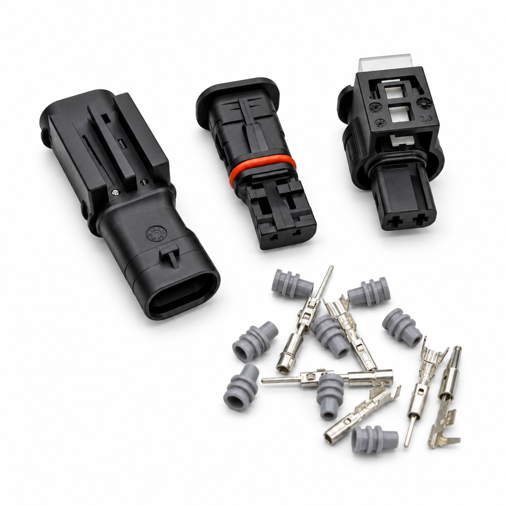 2 Pin Valve For BMW Benz VW - Unwired Kit With Terminals Seals - OE 872-857-561 872-863-561 7543312-02 – C370 – image 1
