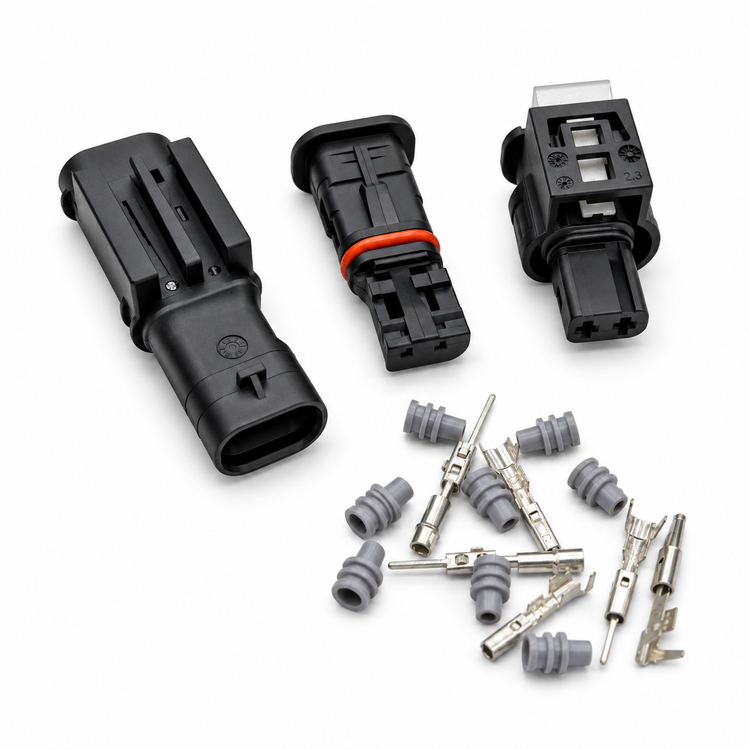2 Pin Valve For BMW Benz VW - Unwired Kit With Terminals Seals - OE 872-857-561 872-863-561 7543312-02 – C370 – image 1