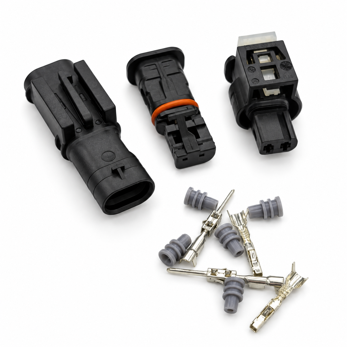 2 Pin Valve For BMW Benz VW - Unwired Kit With Terminals Seals - OE 872-857-561 872-863-561 7543312-02 – C370 – image 2