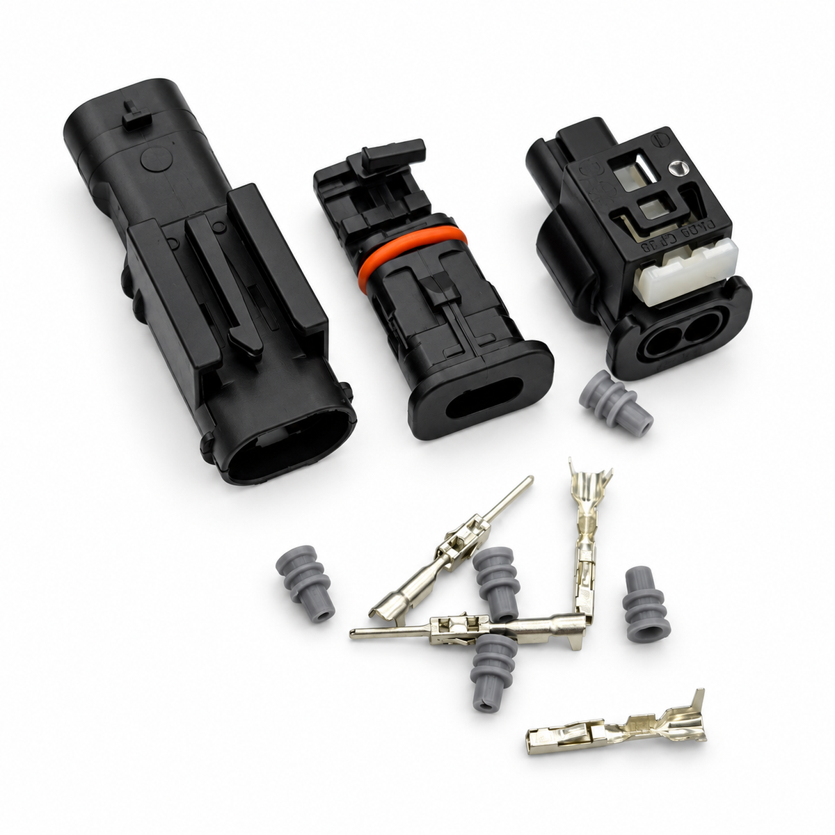 2 Pin Valve For BMW Benz VW - Unwired Kit With Terminals Seals - OE 872-857-561 872-863-561 7543312-02 – C370 – image 3