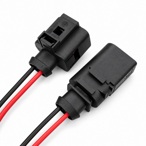 2 Pin Connector Plug For VW Audi - Prewired 15cm 18AWG - OE 1J0973722 / 8D0973822 – C371 – image 2