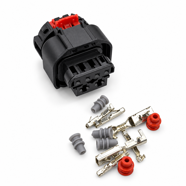 6 Pin Connector Plug For BMW - Unwired Kit With Terminals Seals - OE 2302238-1 8992188-01 2302239-1 – C379 – image 2