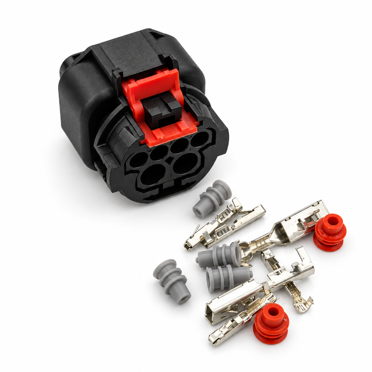 6 Pin Connector Plug For BMW - Unwired Kit With Terminals Seals - OE 2302238-1 8992188-01 2302239-1 – C379 – image 3