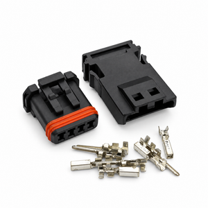 4 Pin Male & Female Connector Plug For Harley Davidson - Unwired Kit - OE MX19004S51 / MX19004P51 – C394 – image 1