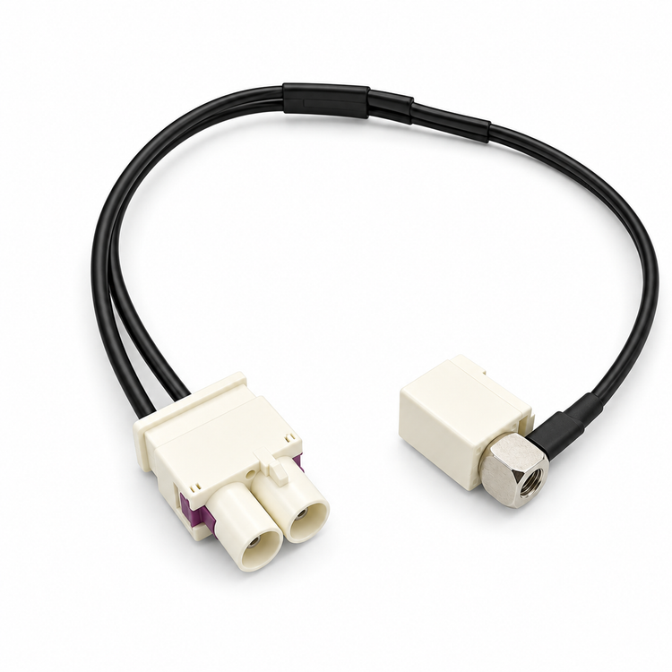 2 Pin Aerial Adaptor RCD330 RCD360 For RCD330 RCD360 VW T5.1 T6 Single Fakra Double Twin Dual AL369 - OE – C461 – image 1