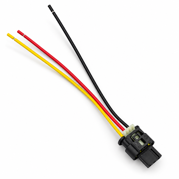 3 pin Wire Harness Connector For Tesla Model S 2016-2018 Front Bumper Parking - Prewired 15cm 18AWG - OE – C472 – image 3