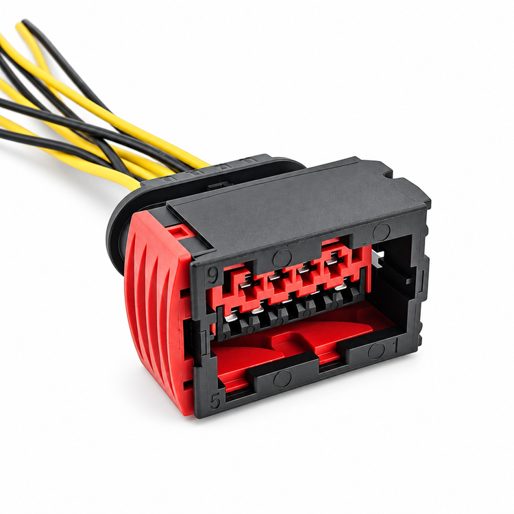9 Pin Headlight Connector Plug Pigtail Prewired - Peugeot 206 207 307 Citroen C2 C4 Triumph – C476/9pinWired – image 3