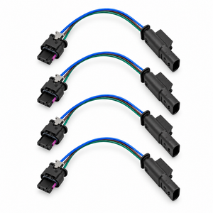 4pcs 3 Pin Parking Sensor Extension Connector Plug Pigtail for Range Rover VW Ford – C477/4PCS-3PIN – image 1
