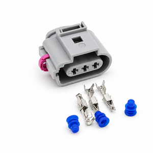 3 Pin AC Pressure Switch Knock & Cam Sensor Connector Plug Unwired Kit - Audi VW Seat Skoda – C480/3pinUnwired – image 1