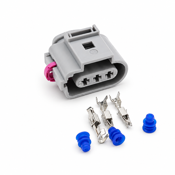 3 Pin AC Pressure Switch Knock & Cam Sensor Connector Plug Unwired Kit - Audi VW Seat Skoda 8K0973703