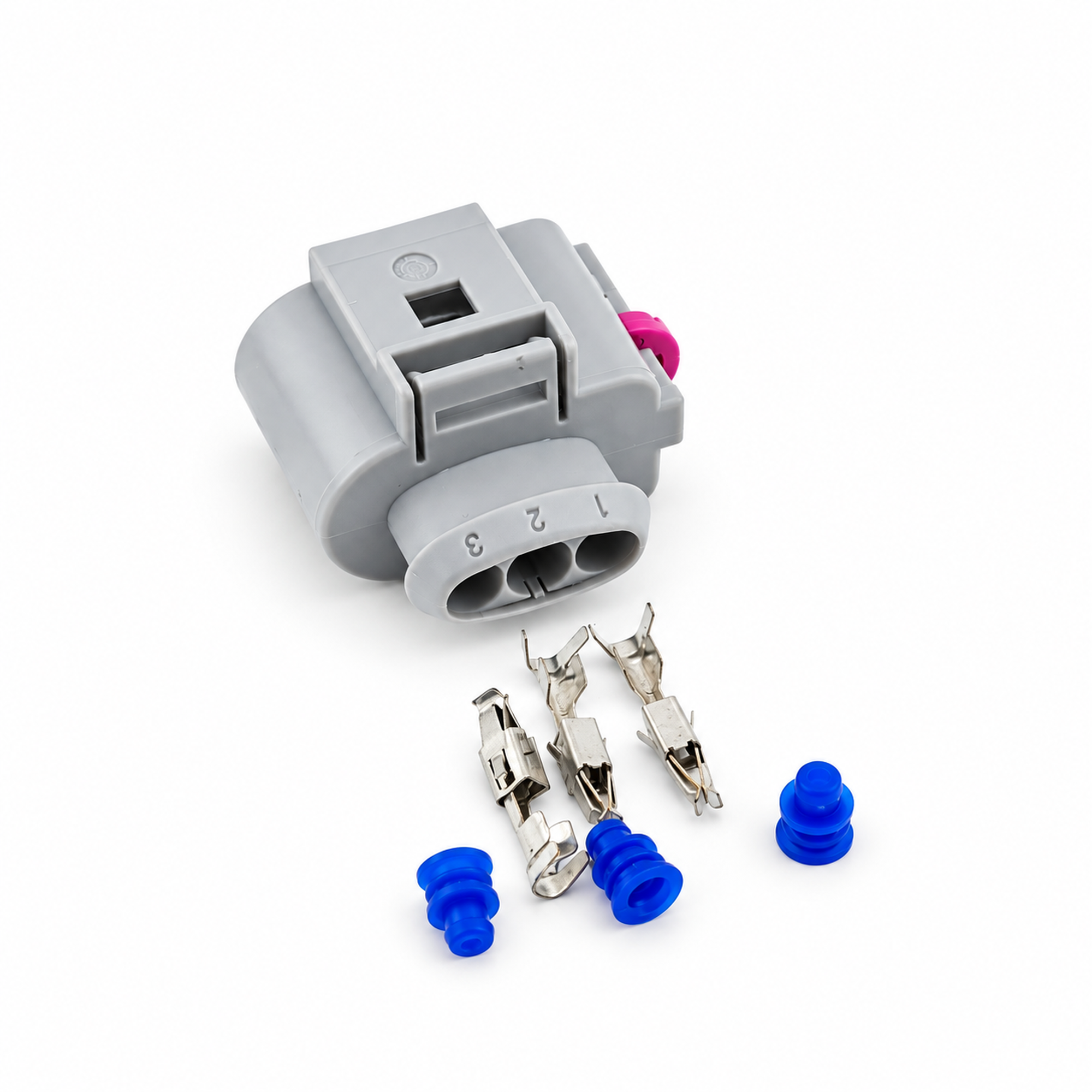 3 Pin AC Pressure Switch Knock & Cam Sensor Connector Plug Unwired Kit - Audi VW Seat Skoda – C480/3pinUnwired – image 3