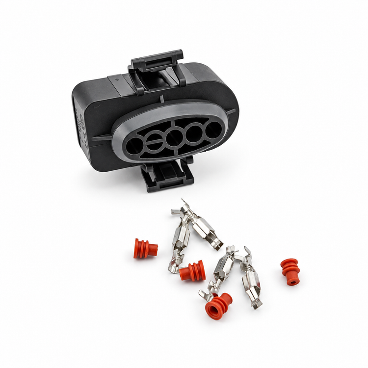 4 Pin Oxygen O2 Sensor Connector Plug Unwired Kit - VW Audi Seat Skoda 3A0973334 3A0973304 – C485/4pinUnwired – image 3