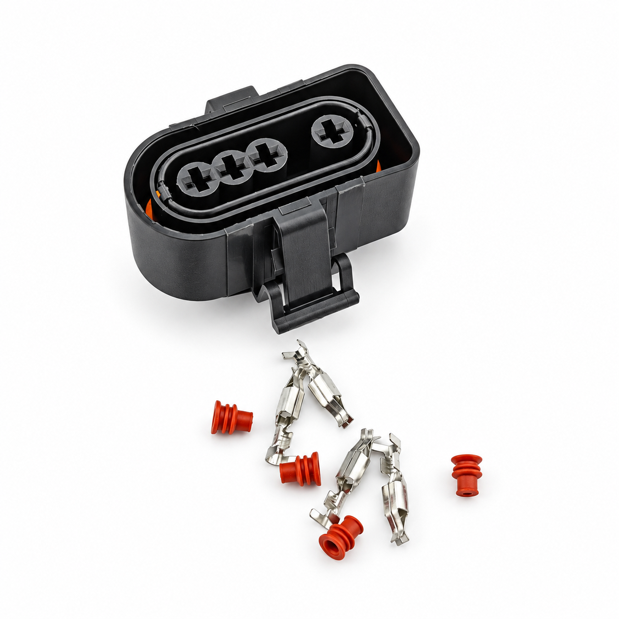 4 Pin Oxygen O2 Sensor Connector Plug Unwired Kit - VW Audi Seat Skoda 3A0973334 3A0973304 – C485/4pinUnwired – image 4