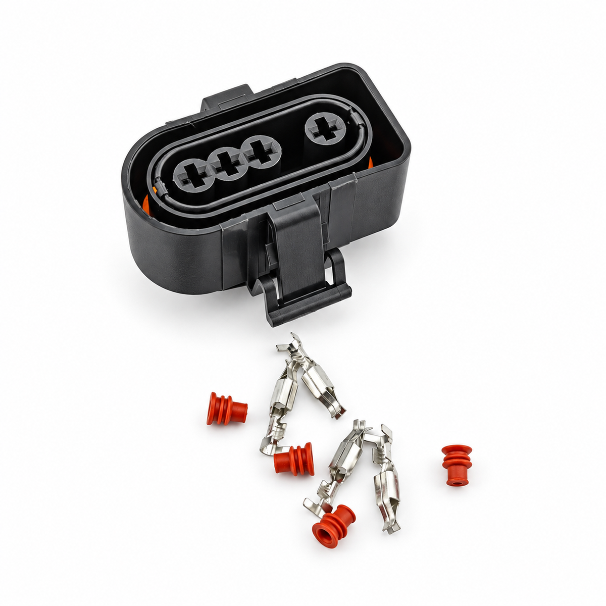 4 Pin Oxygen O2 Sensor Connector Plug Unwired Kit - VW Audi Seat Skoda 3A0973334 3A0973304 – C485/4pinUnwired – image 4