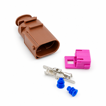 2 Pin EPB Electronic Handbrake Caliper Motor Connector Plug Unwired Kit - VW Audi 1J0973722A 1-1703543-0