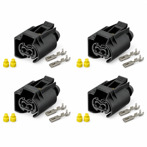 4pcs for Mercedes CDI Diesel Bosch Fuel Injector 2 Pin Connector Plug OM646 VITO Viano W639