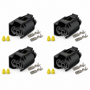 4pcs for Mercedes CDI Diesel Bosch Fuel Injector 2 Pin Connector Plug OM646 VITO Viano W639 – *C6/X4Connectors.c6f – image 2
