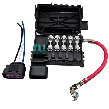 Boîtier de fusible de batterie de voiture Borne 1J0937550A pour J Golf Mk4 Beetle 1999-2004 avec connecteur