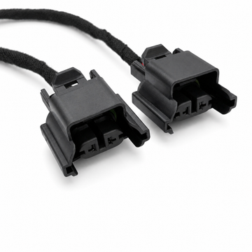 2 Pin Headlight Bulb Holder Connector Plug For Volkswagen / AUDI / Seat / Skoda Front Fog Light S Prewired Pair
