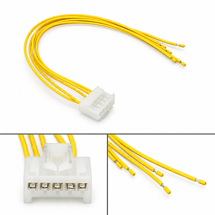5 Pin Tail Light Wire Harness Light Connector For Fiat PANDA, PUNTO, STILO Repair Kit PA25632563 – D11/cable.t34 – image 1