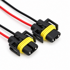 2pcs H11 Headlight 2 Pin Connector Plug Wire for Toyota Avensis Prius 2009 to 2016 – D18/x2cable.q86 – image 1