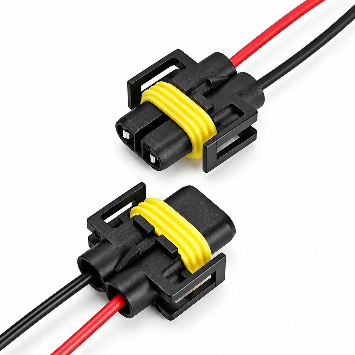 2pcs H11 Headlight 2 Pin Connector Plug Wire for Toyota Avensis Prius 2009 to 2016 – D18/x2cable.q86 – image 2