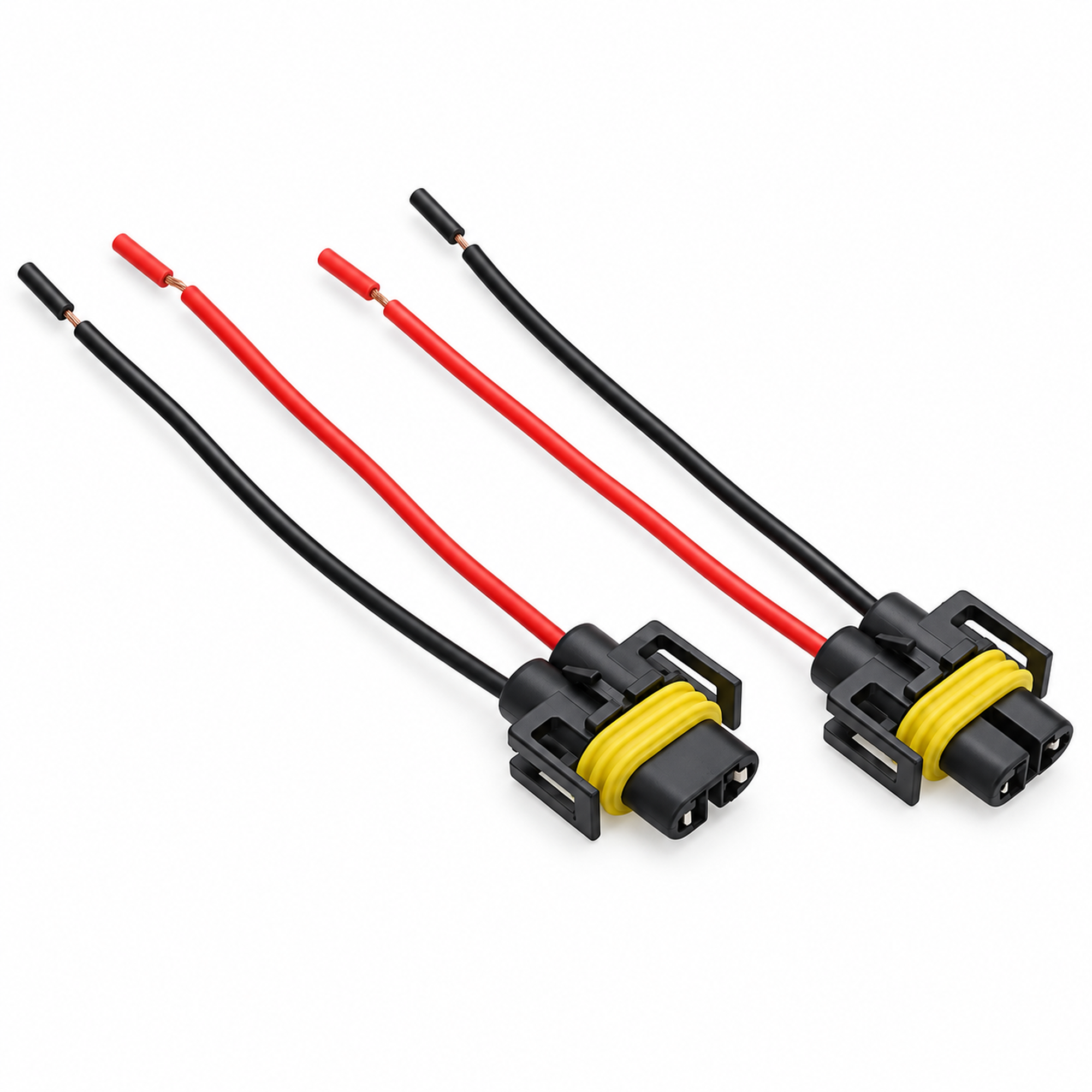 2pcs H11 Headlight 2 Pin Connector Plug Wire for Toyota Avensis Prius 2009 to 2016 – D18/x2cable.q86 – image 4