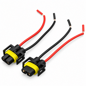 2pcs H11 Headlight 2 Pin Connector Plug Wire for Toyota Avensis Prius 2009 to 2016 – D18/x2cable.q86 – image 5