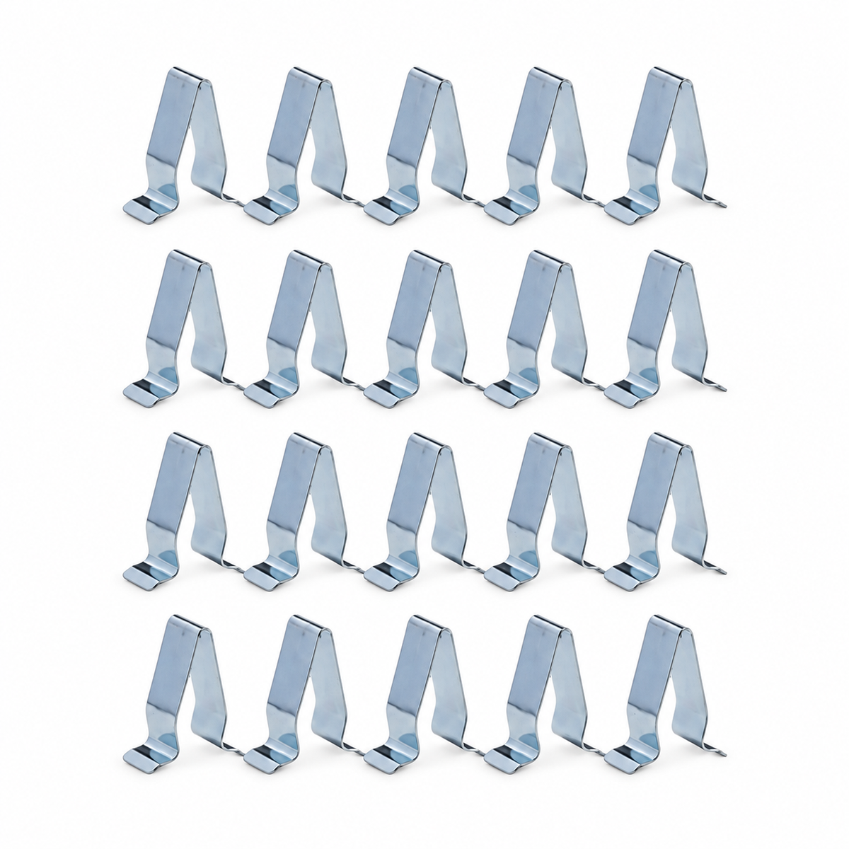 20pcs Metal Interior Trim Panel Lining Spring Clips 16mm or 22mm Vehicle Interior – D19/Clips/20pcs/16mm – image 1