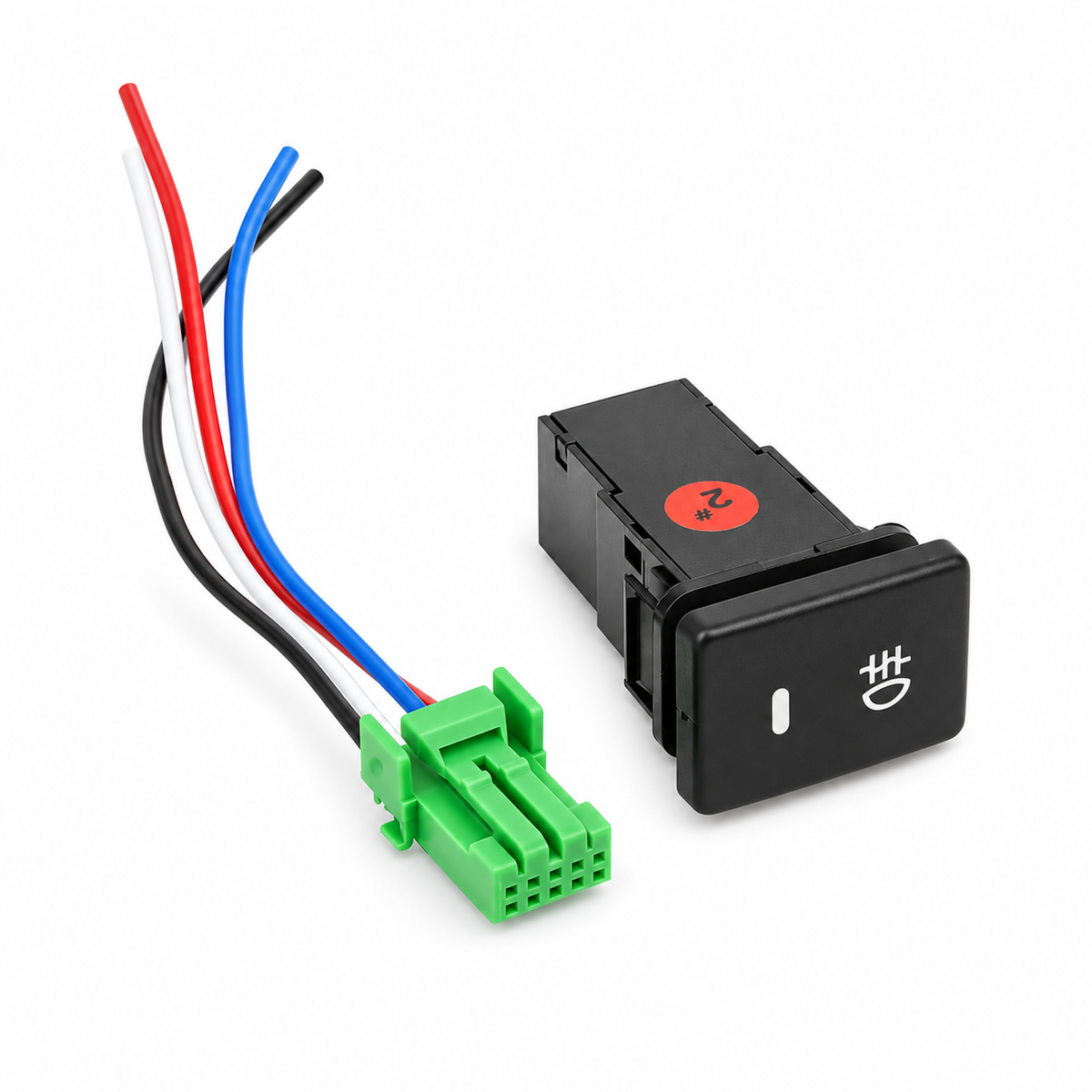 DC12V Rear Fog light Push Switch 4 Wire Button For Prius Toyota Corolla Camry – D21/Fog.s65 – image 1