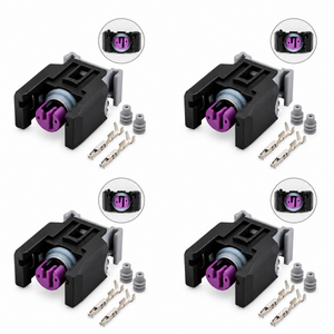 2 Pin 4pcs For Delphi Diesel Injector Connector Plugs Repair Fits Mercedes Sprinter – *D29/4pcs.connectors – image 1