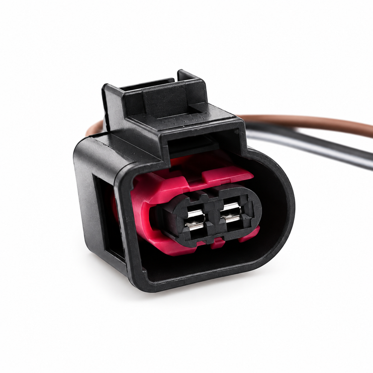 Wired Alternator 2 Pin Pig-Tail Connector Plug 4D0971992 Fits VW Audi Skoda – D3/cable.s14 – image 1