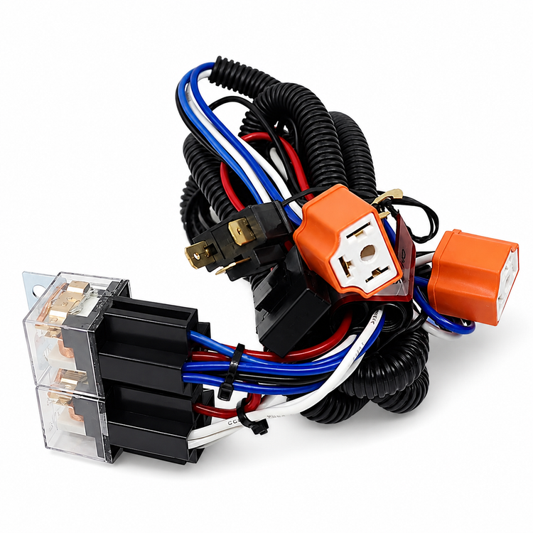 Fits VW T4 Transporter Uprated Headlight Wiring Connector Pigtail Harness Loom Plug & Play Upgrade H4