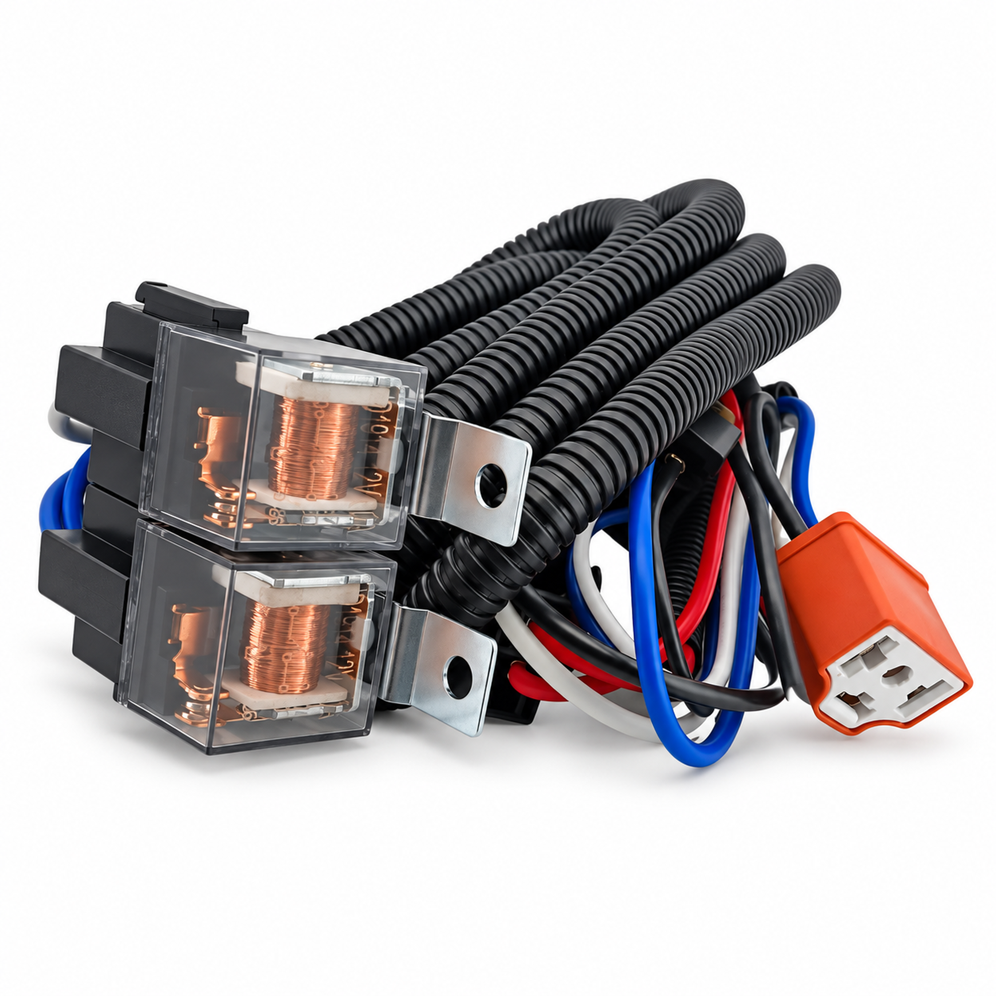 Fits VW T4 Transporter Uprated Headlight Wiring Connector Pigtail Harness Loom Plug & Play Upgrade H4 – D37/T4loom – image 1