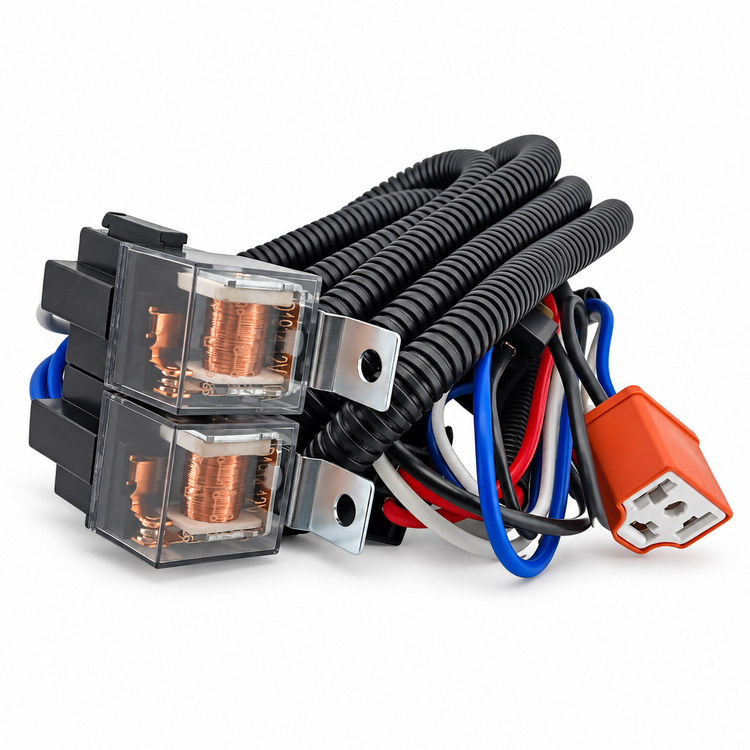 Fits VW T4 Transporter Uprated Headlight Wiring Connector Pigtail Harness Loom Plug & Play Upgrade H4 – D37/T4loom – image 1