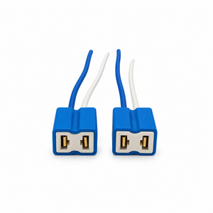 2 Pin Pair of H7 Ceramic Headlight Fog Light Bulb Connector Holder Plugs – D38/2x/H485 – image 1