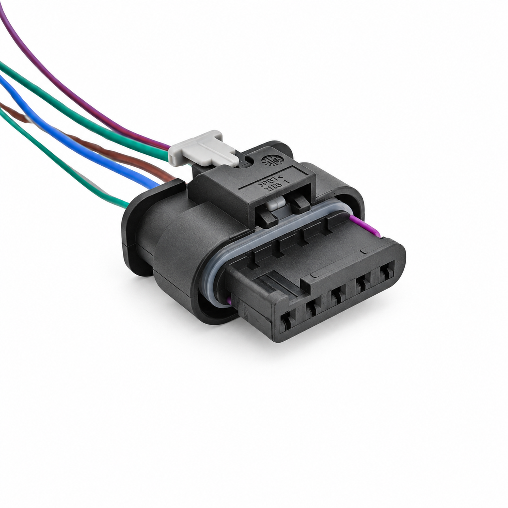 5 Pin Mass Air Flow Sensor MAF Harness Connector 8K0973205 fits VW Audi Skoda – D4/Cable – image 4