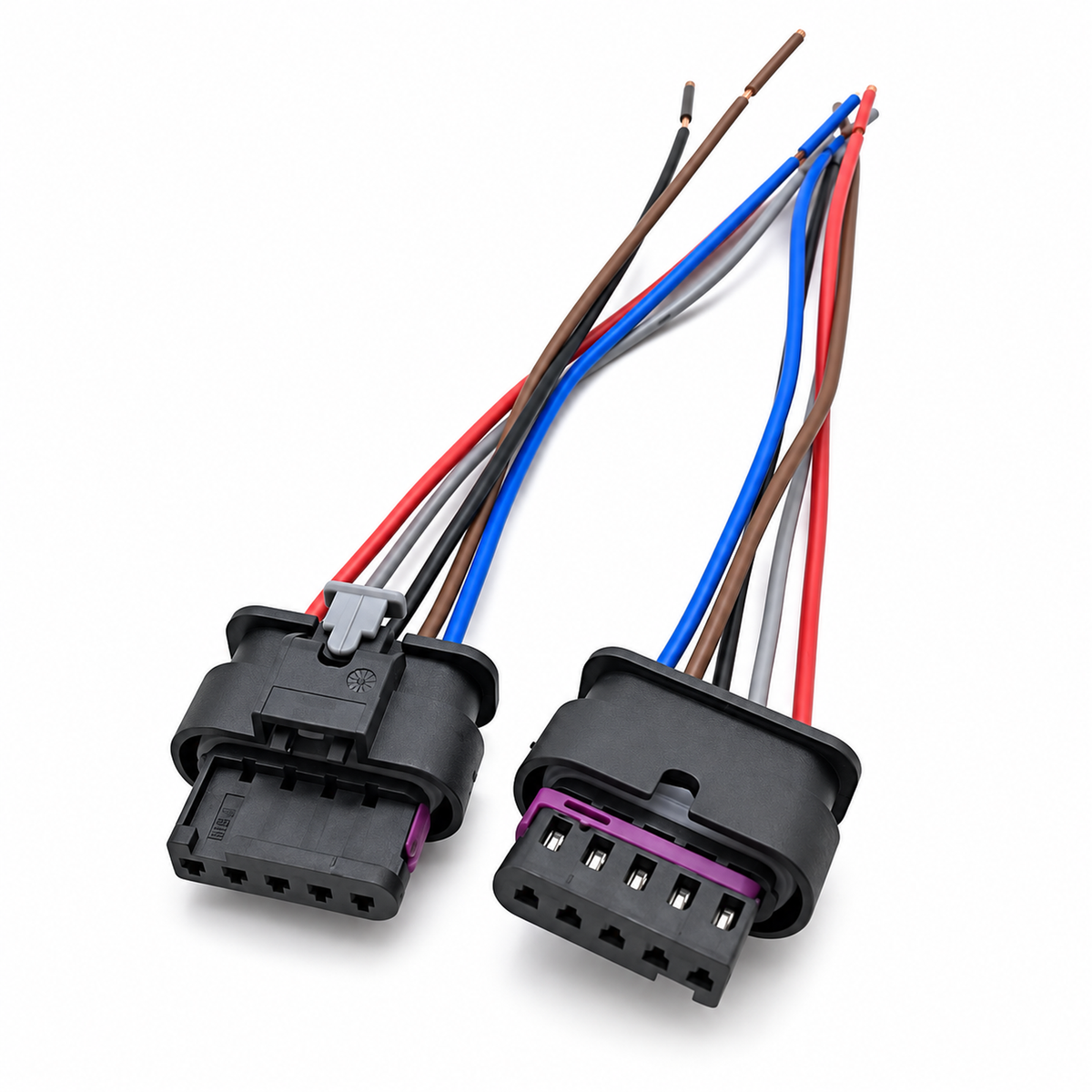 Mass Air Flow Sensor MAF Harness 5 PIN Connector Wire 4F0973705 for VW Audi – D4/Cable.s60C – image 2