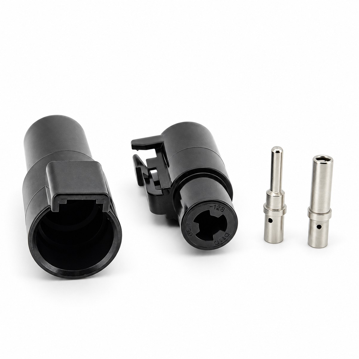 Deutsch DTHD Series 1 Pin Way Connector Male & Female DTHD04-1-12P DTHD06-1-12S – D54/1pinM+F/H519+H520 – image 1