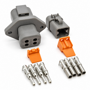 4 Pin DTP Panel Mount Series Connector DTP06-4S DTP04-4P DTP04-4P-L012 4988820 – D56/4pinM+F – image 1